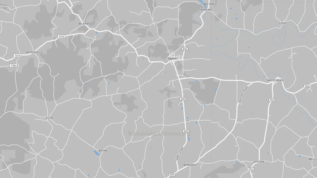 Transit Grade map of 16222, PA