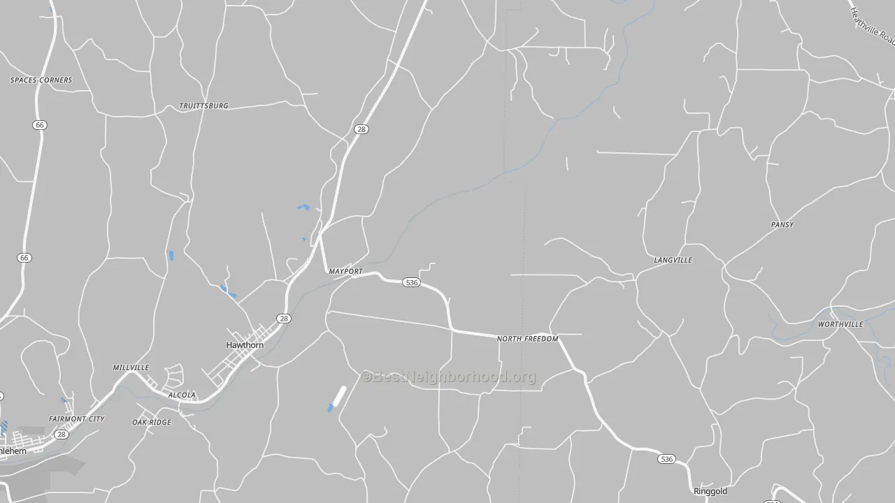 Transit Grade map of 16240, PA