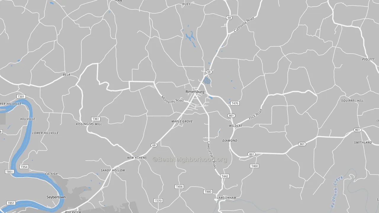 Transit Grade map of 16248, PA