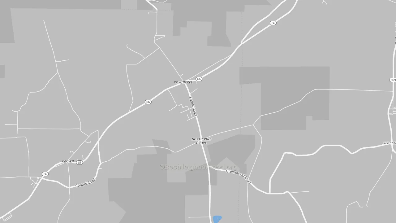 Transit Grade map of 16260, PA