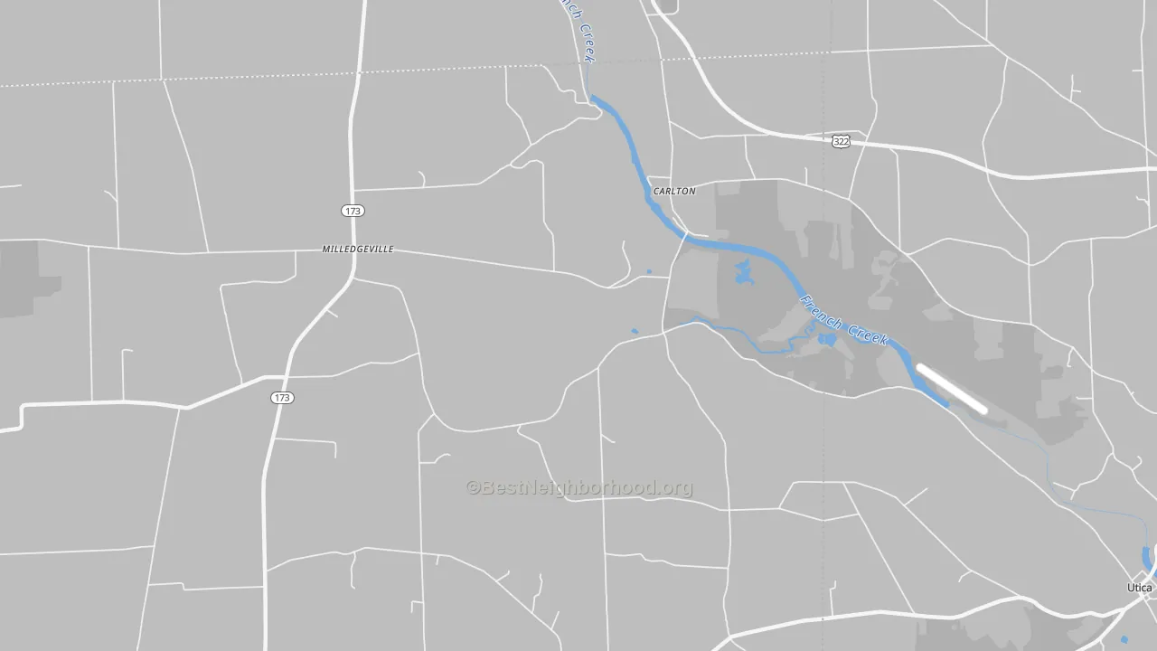 Transit Grade map of 16311, PA