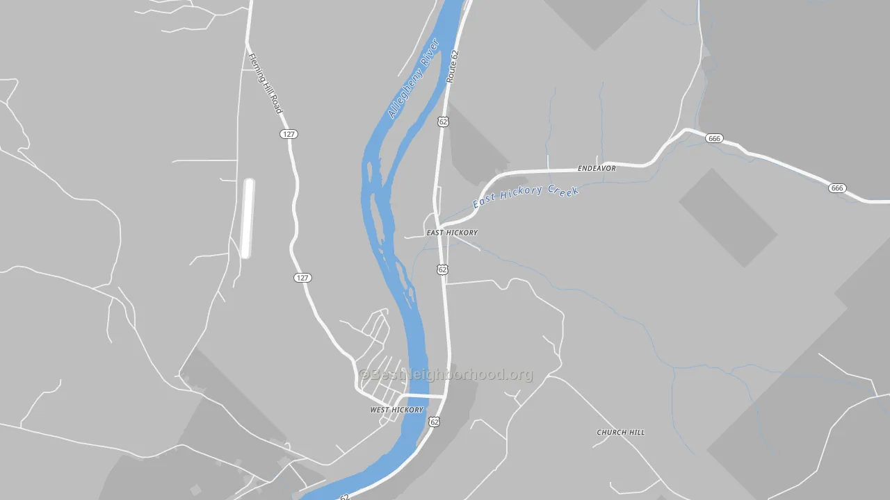 Transit Grade map of 16321, PA