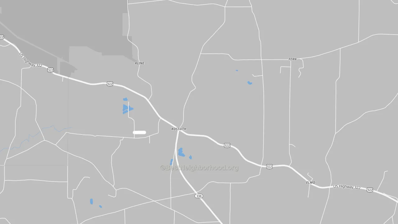Transit Grade map of 16331, PA