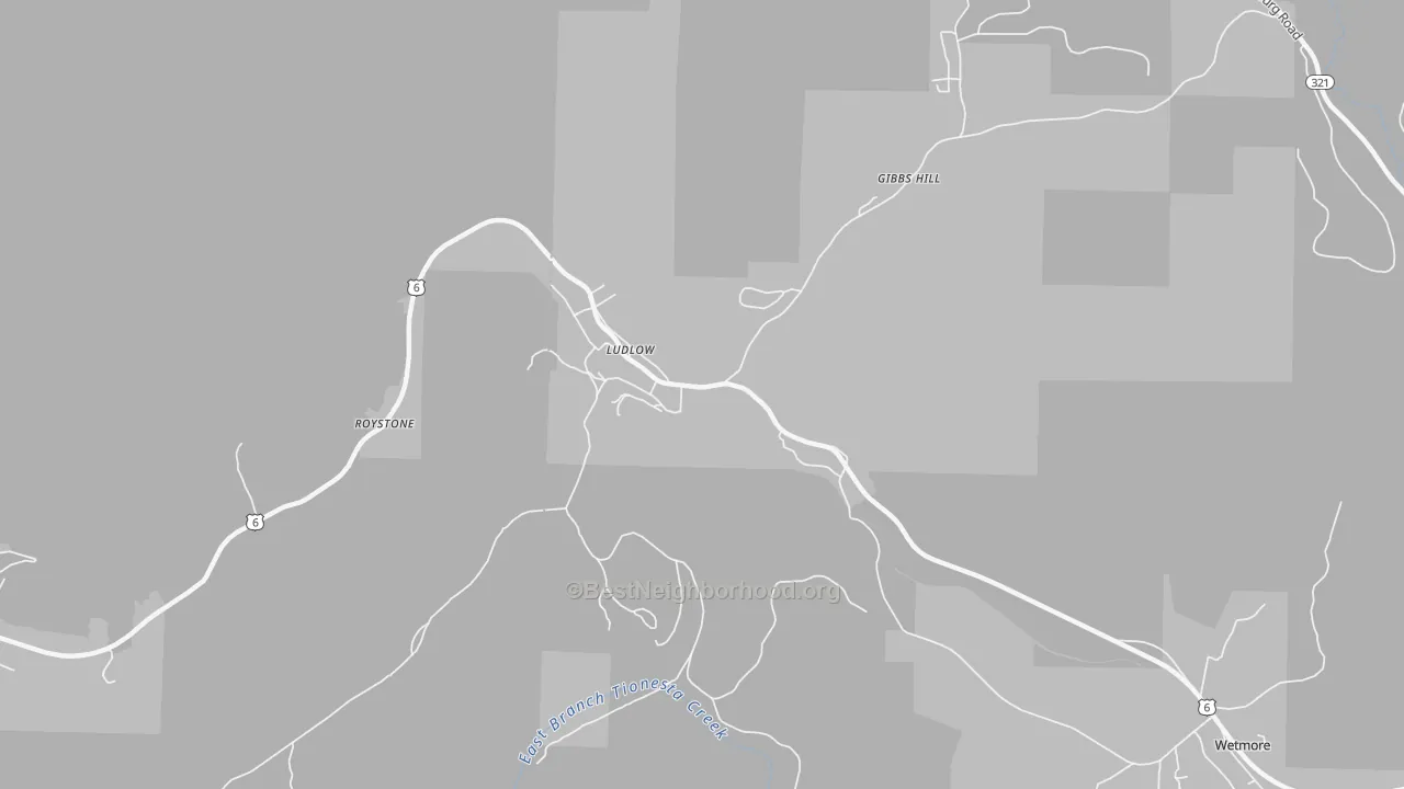 Transit Grade map of 16333, PA