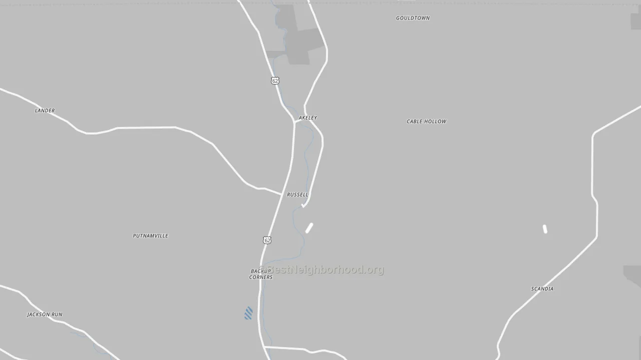 Transit Grade map of 16345, PA