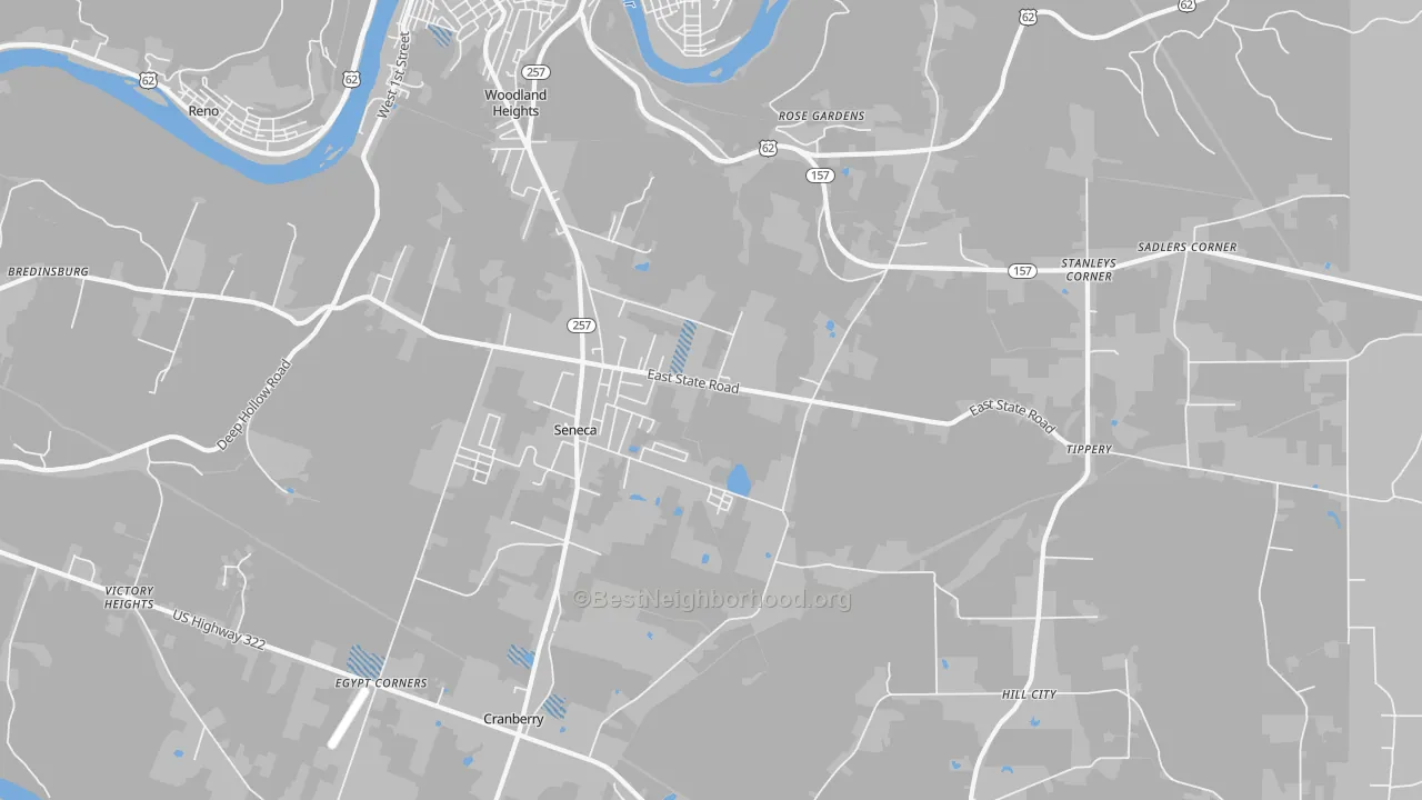 Transit Grade map of 16346, PA
