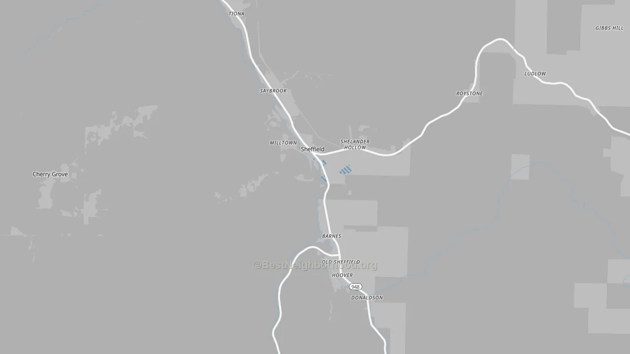 Transit Grade map of 16347, PA