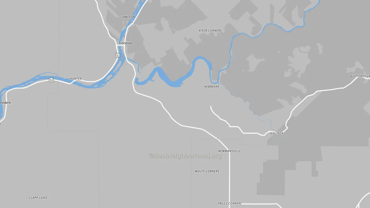 Transit Grade map of 16353, PA