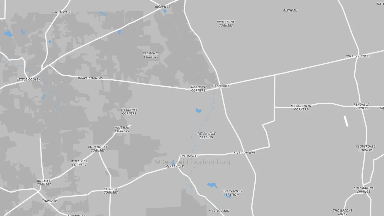 Transit Grade map of 16404, PA