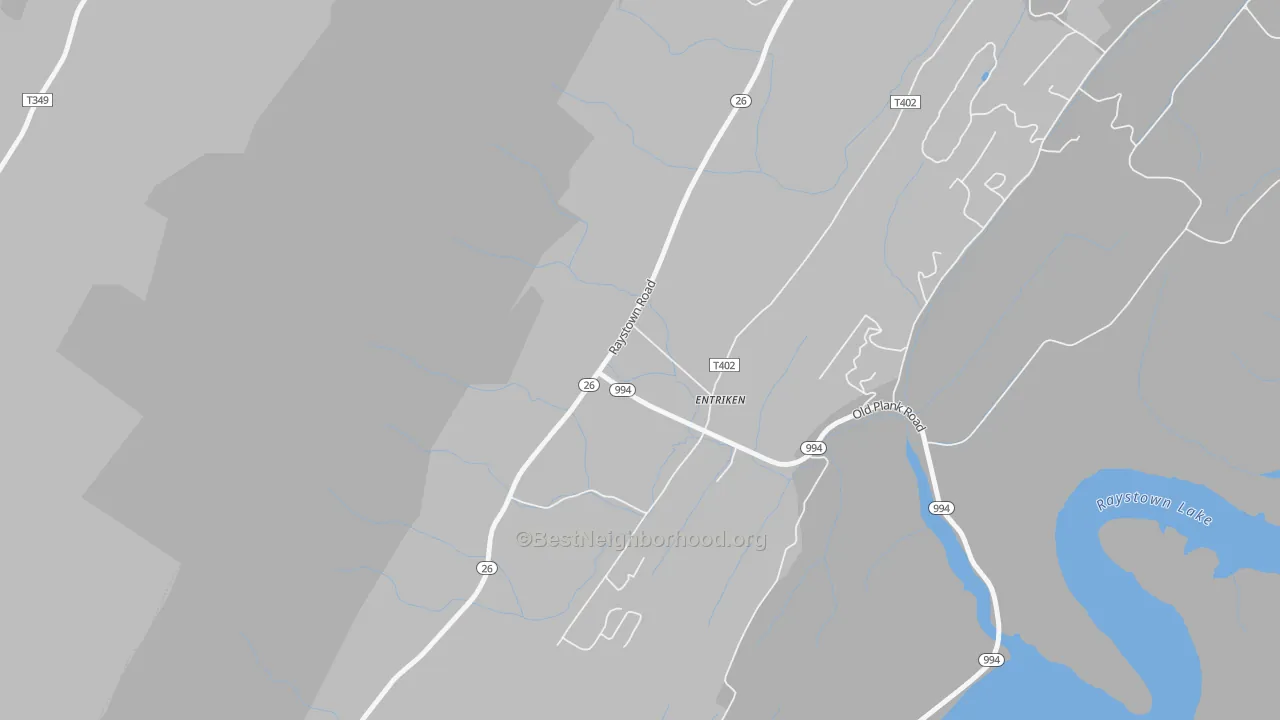 Transit Grade map of 16638, PA