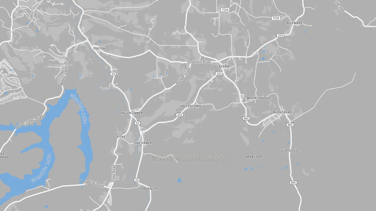 Transit Grade map of 16639, PA