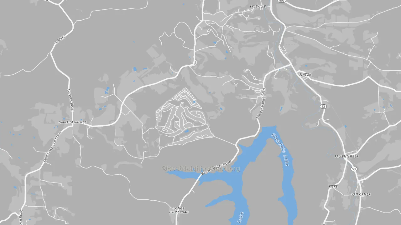 Transit Grade map of 16640, PA