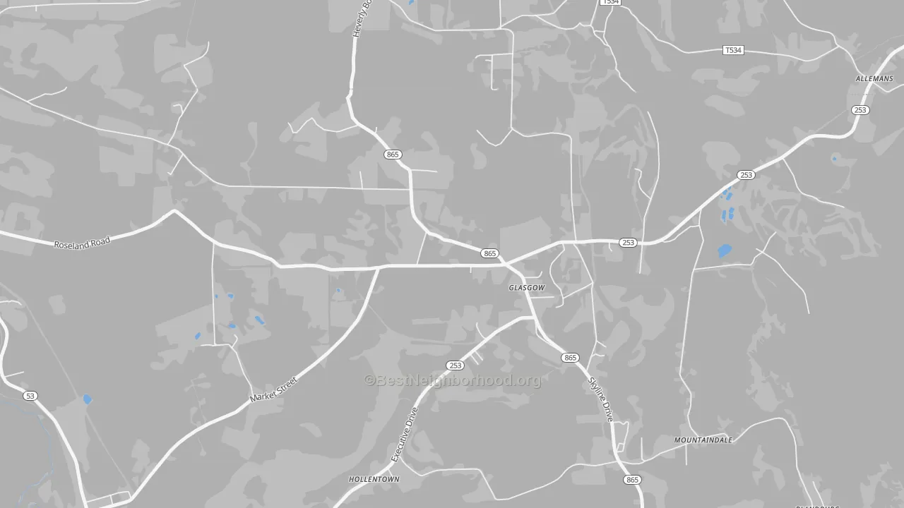 Transit Grade map of 16644, PA