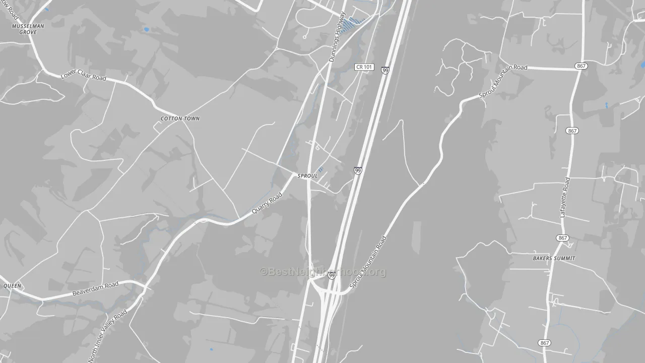 Transit Grade map of 16682, PA