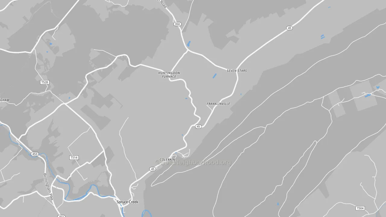 Transit Grade map of 16683, PA