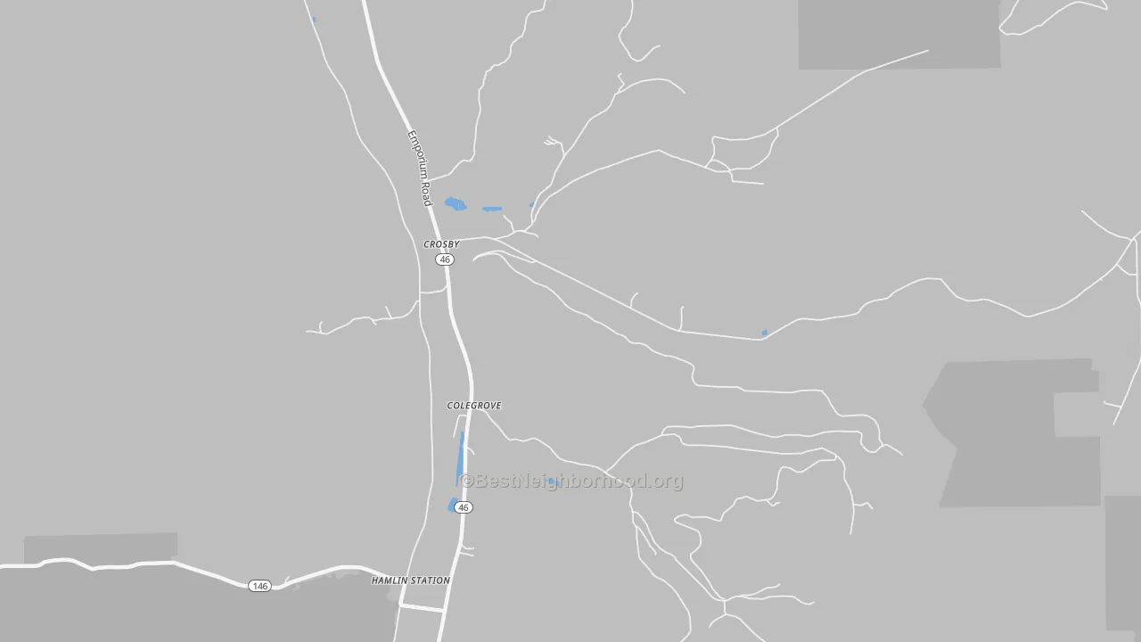 Transit Grade map of 16724, PA