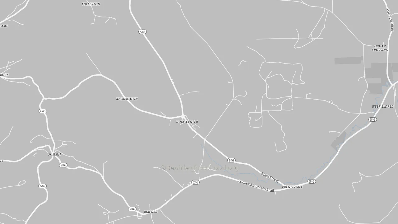 Transit Grade map of 16729, PA