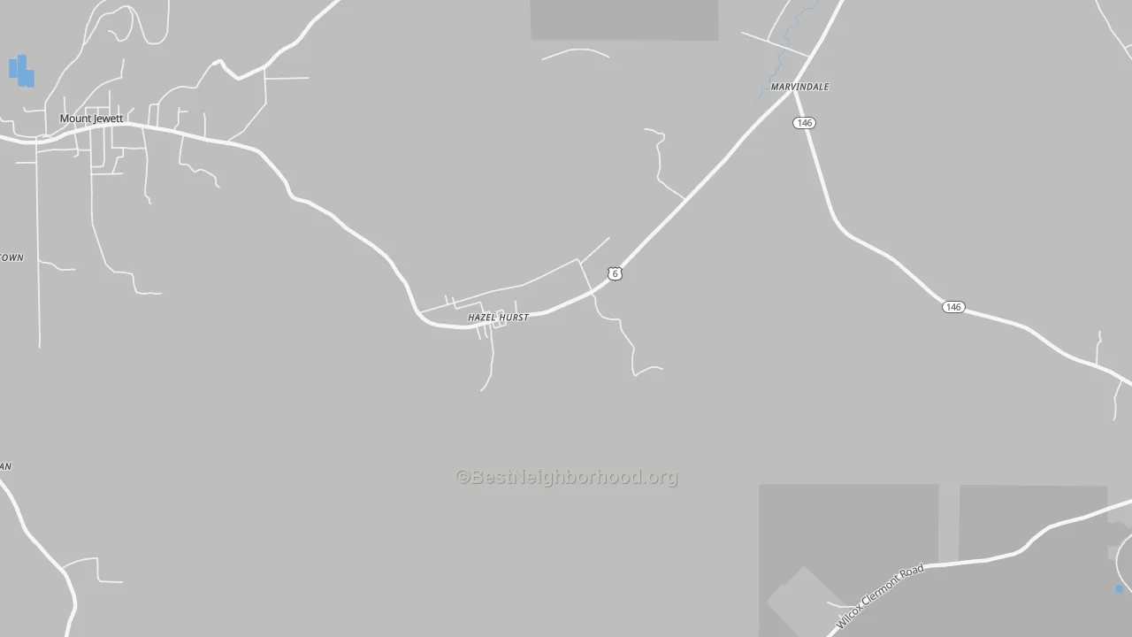 Transit Grade map of 16733, PA
