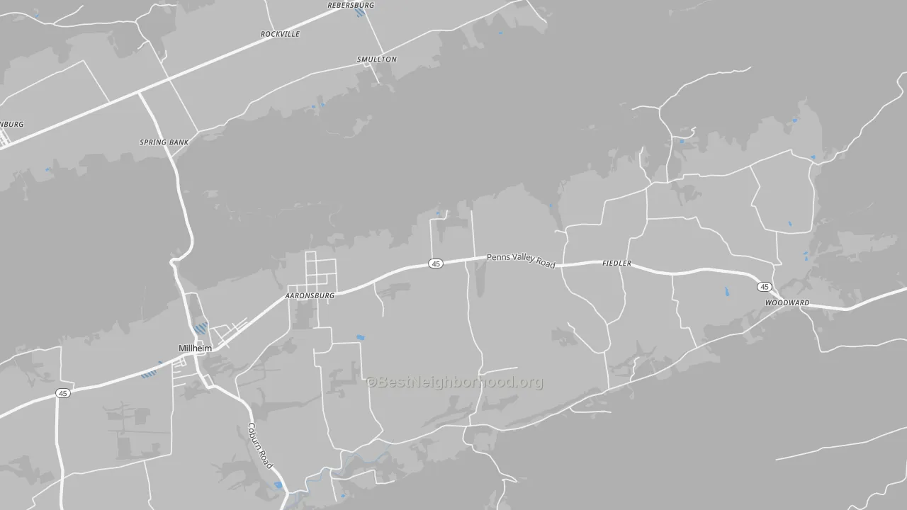 Transit Grade map of 16820, PA