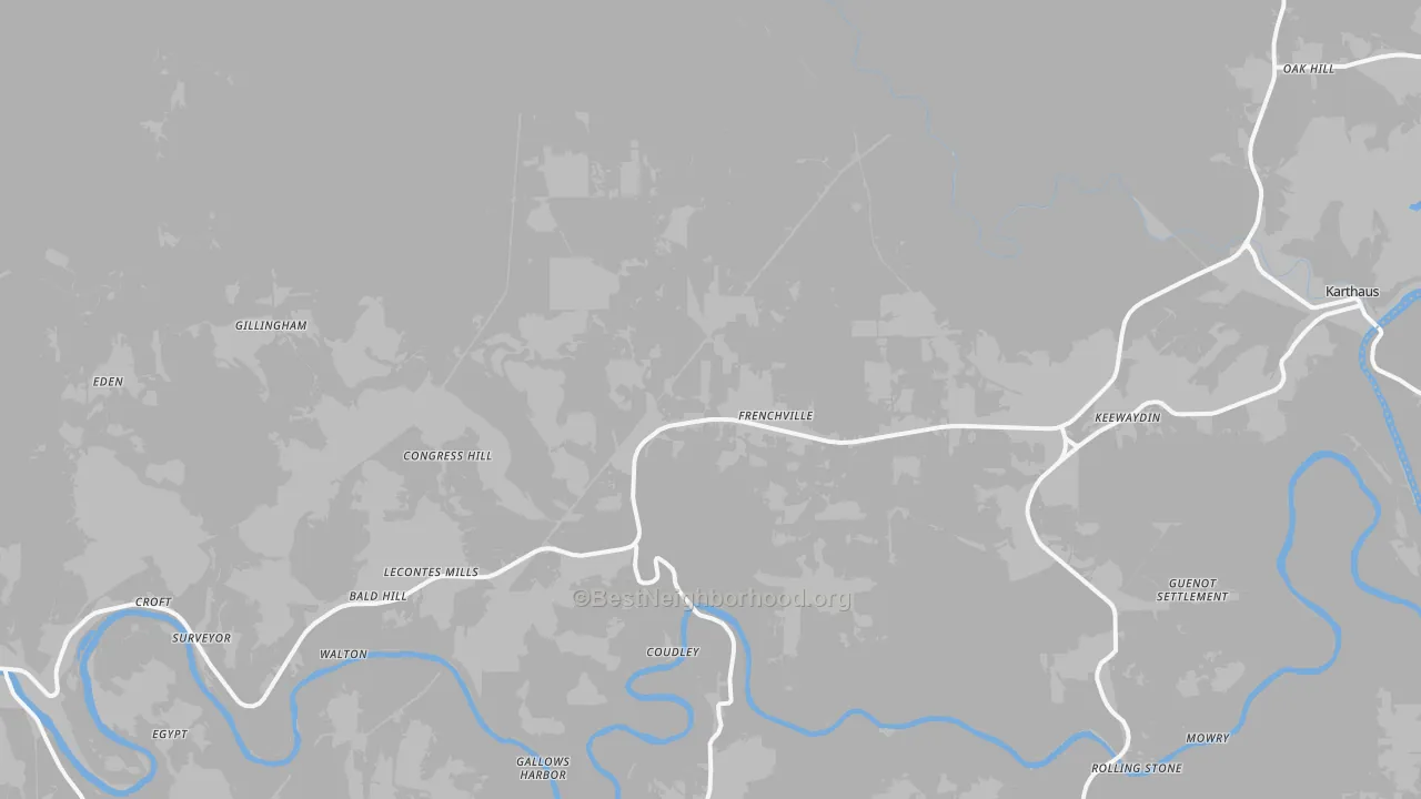 Transit Grade map of 16836, PA