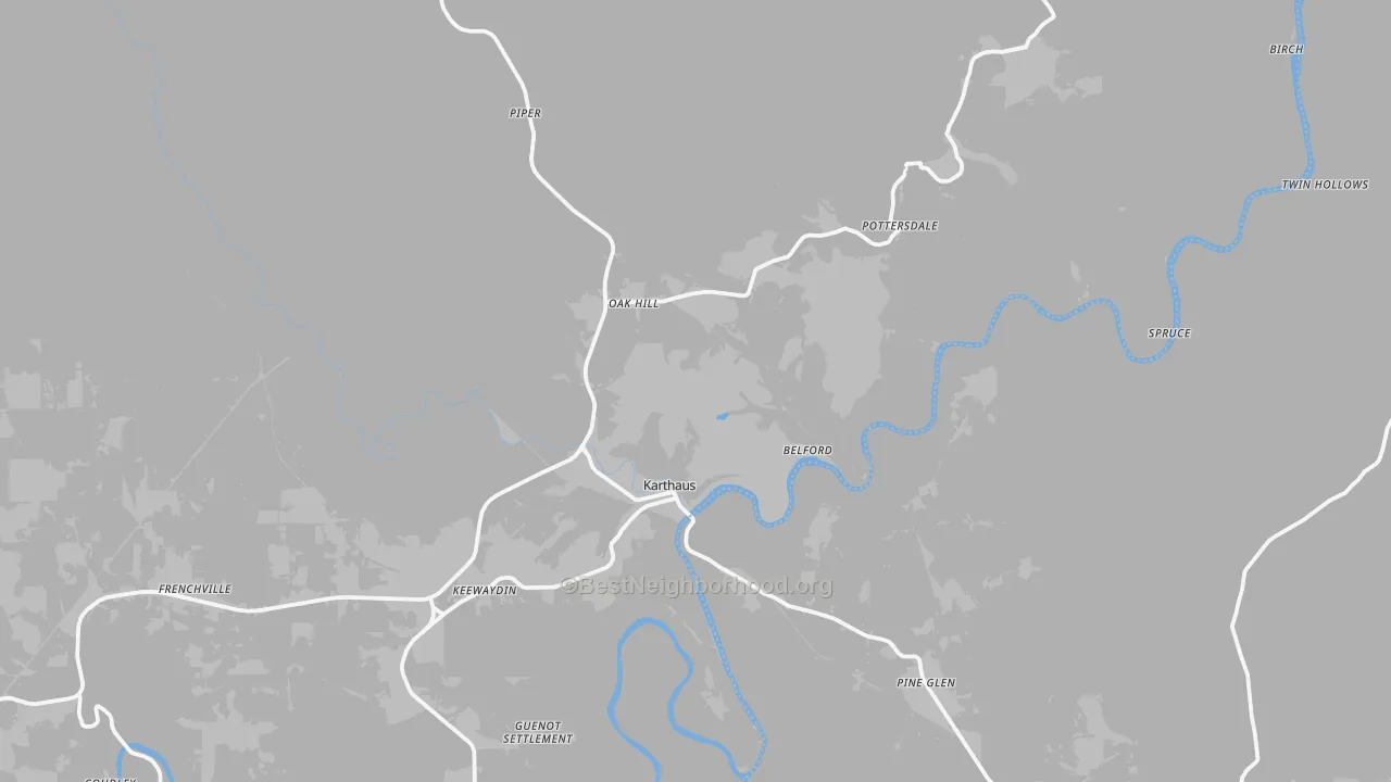 Transit Grade map of 16845, PA