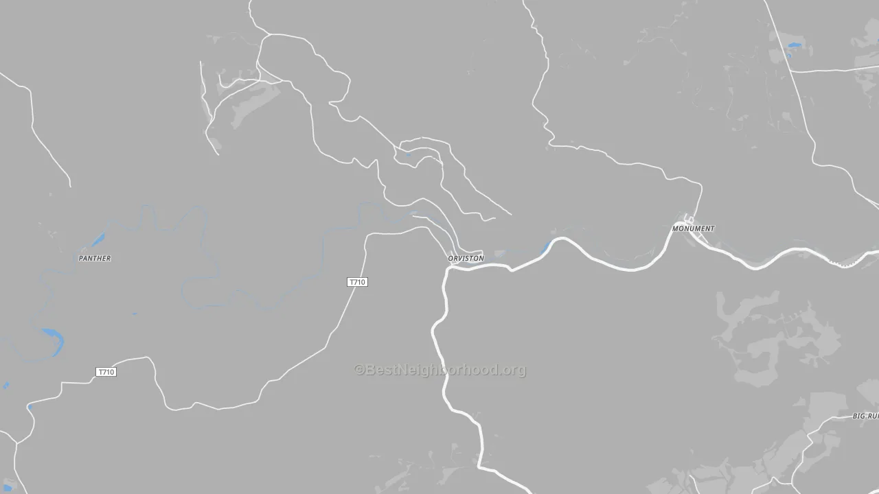 Transit Grade map of 16864, PA