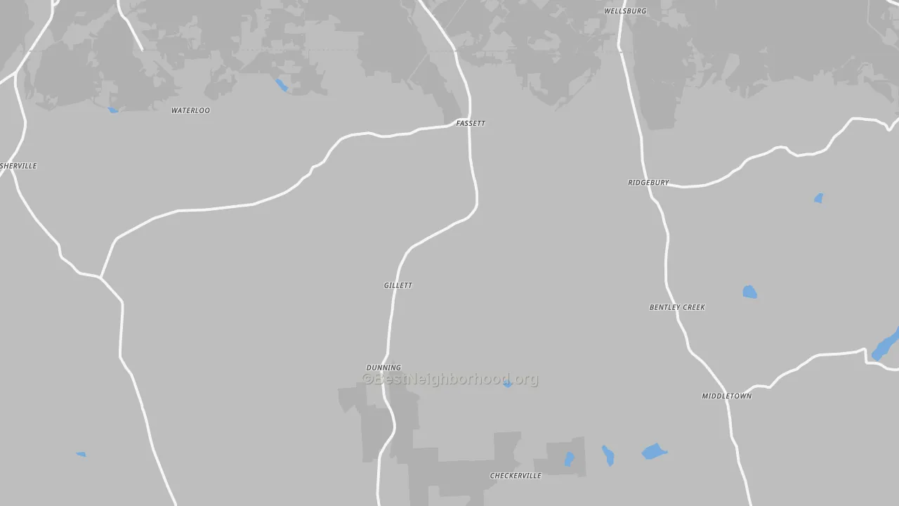 Transit Grade map of 16925, PA