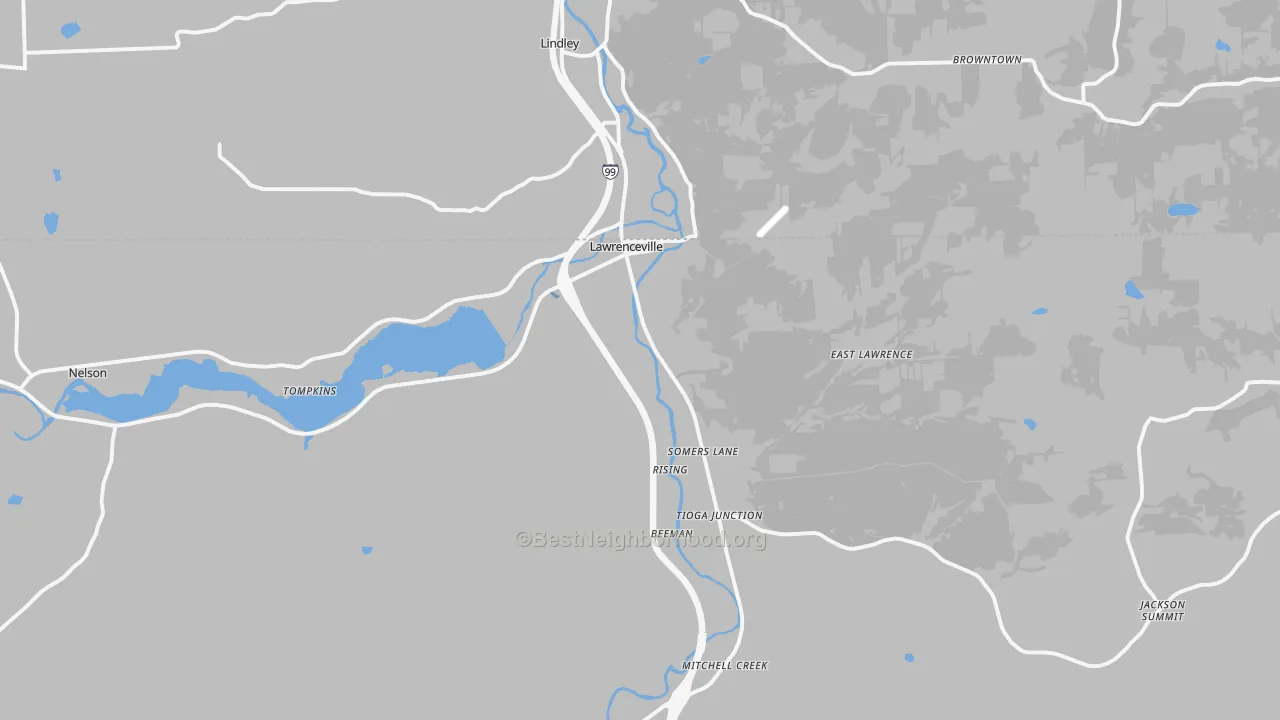 Transit Grade map of 16929, PA