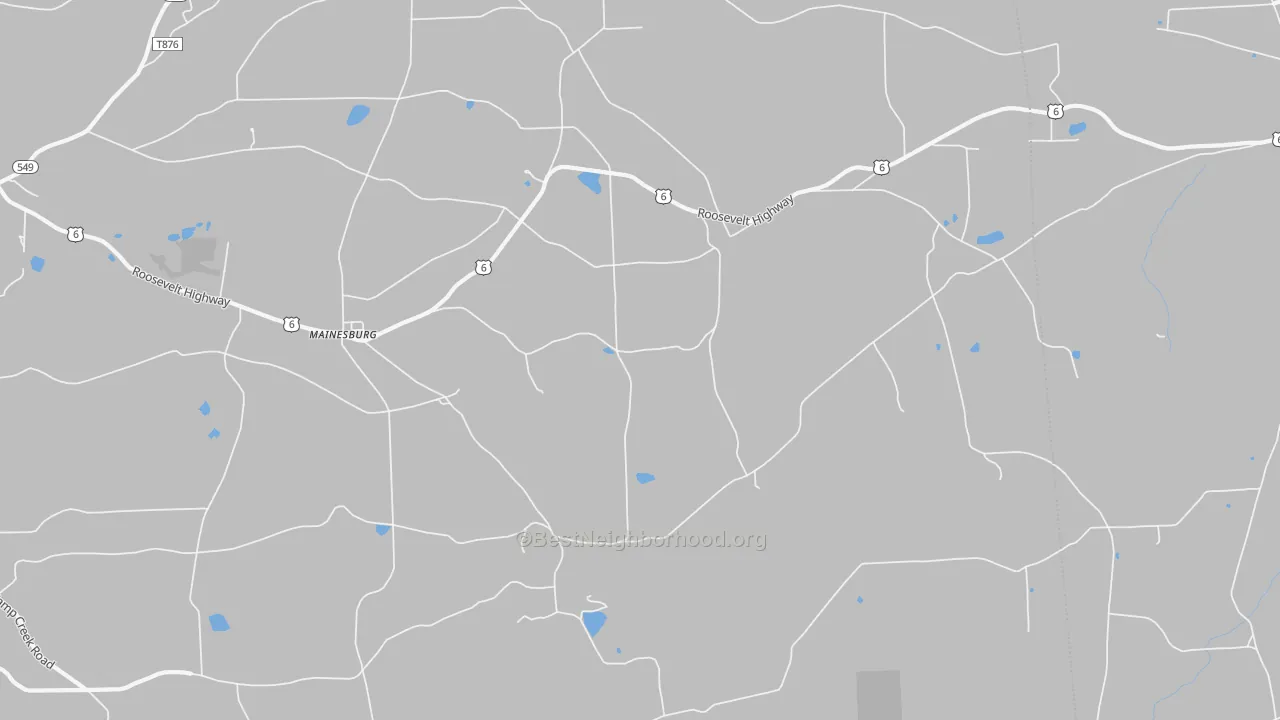 Transit Grade map of 16932, PA