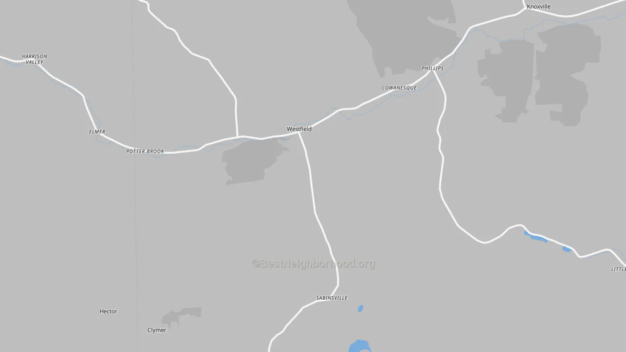 Transit Grade map of 16950, PA