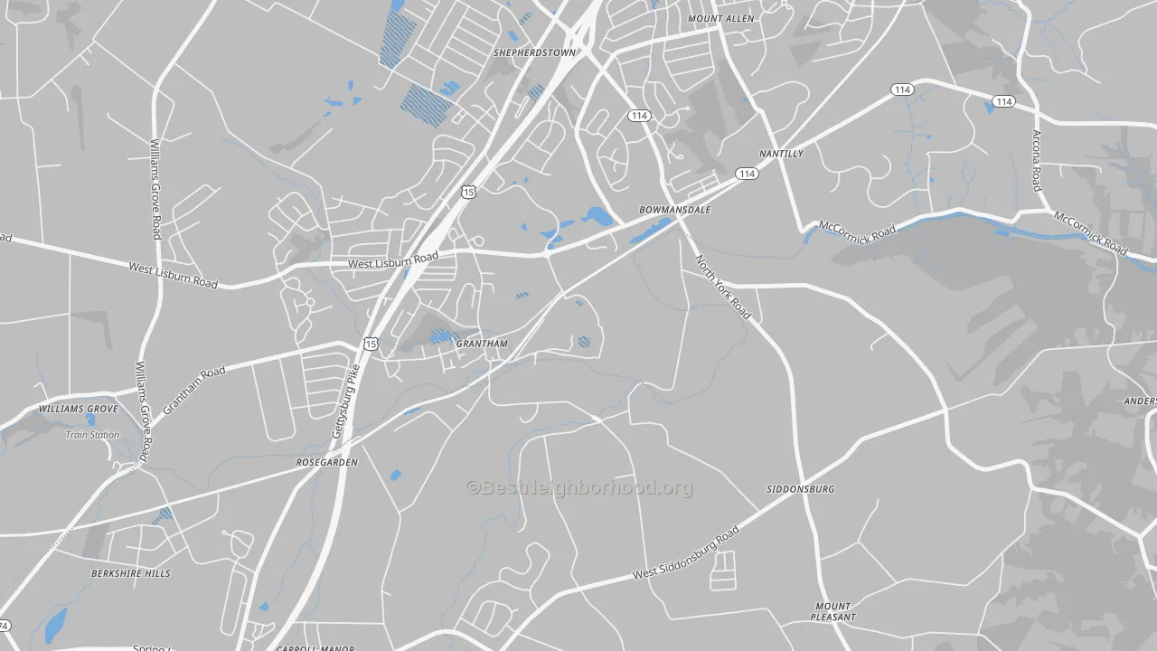 Transit Grade map of 17027, PA