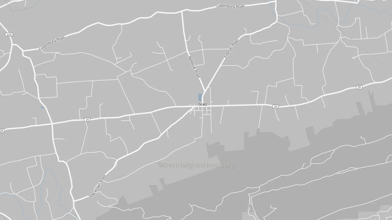 Transit Grade map of 17030, PA