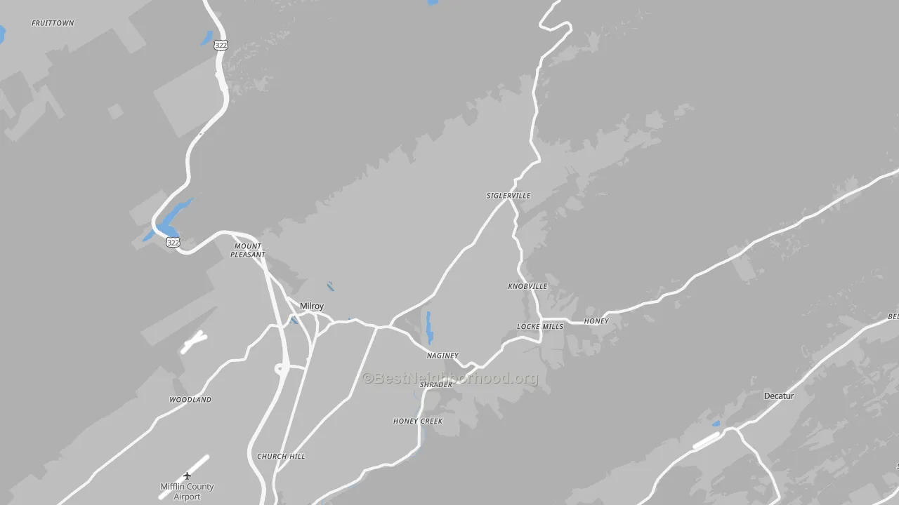 Transit Grade map of 17063, PA