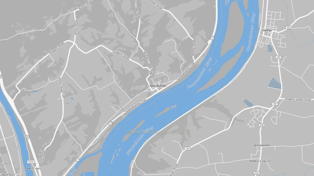 Transit Grade map of 17069, PA