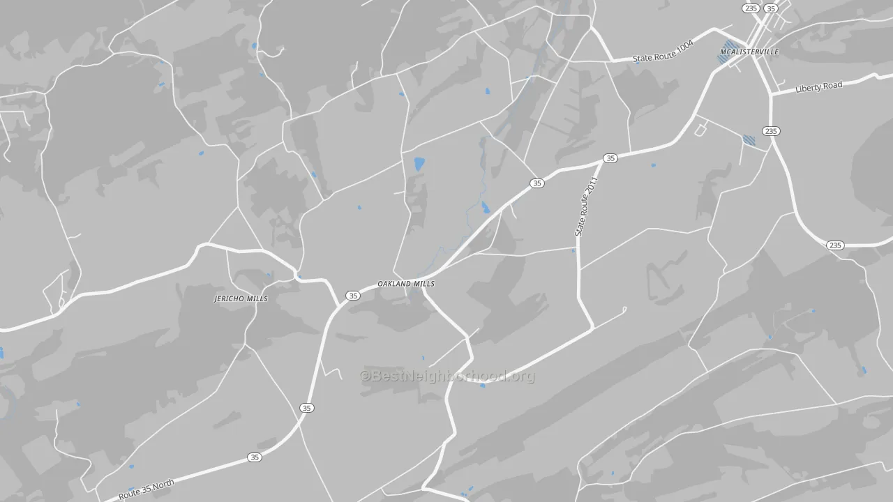 Transit Grade map of 17076, PA