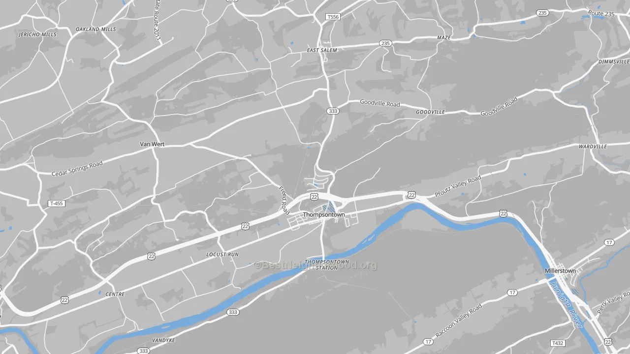 Transit Grade map of 17094, PA