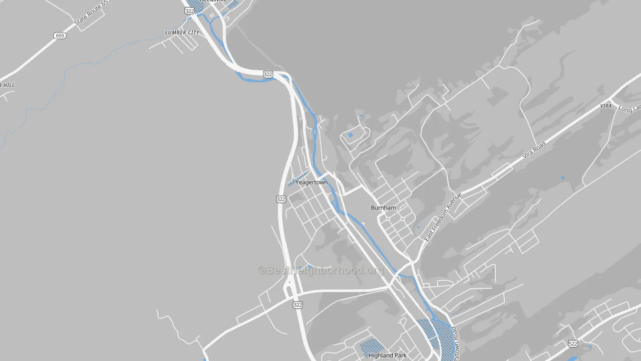 Transit Grade map of 17099, PA