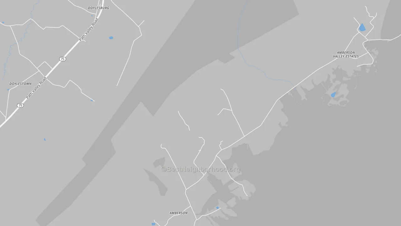 Transit Grade map of 17210, PA
