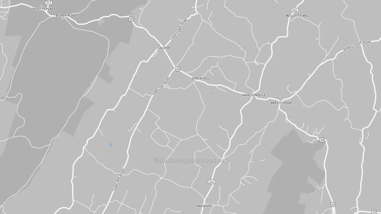 Transit Grade map of 17228, PA