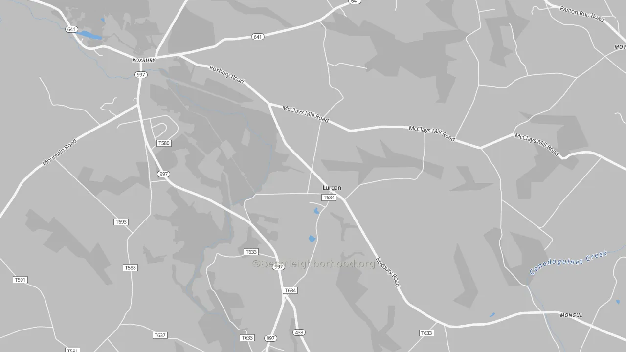 Transit Grade map of 17232, PA