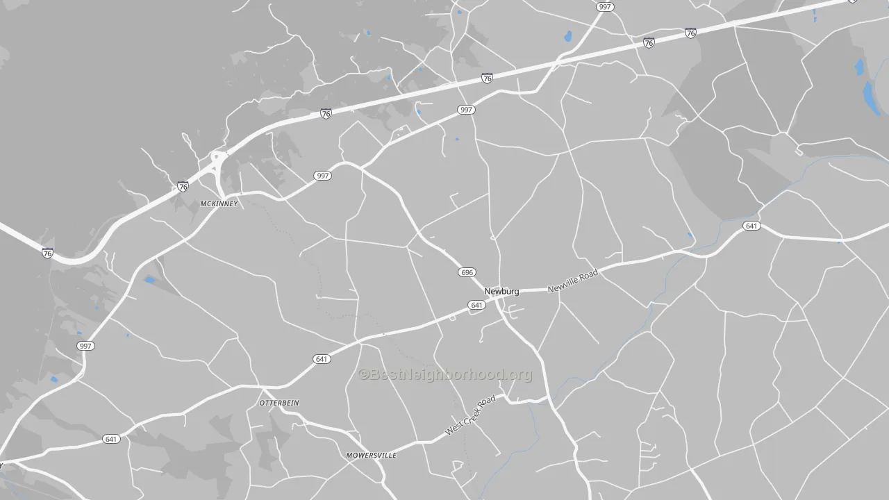 Transit Grade map of 17240, PA
