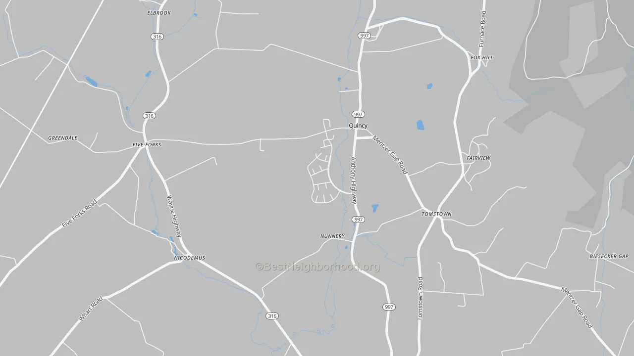 Transit Grade map of 17247, PA