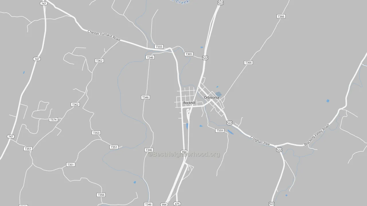 Transit Grade map of 17249, PA