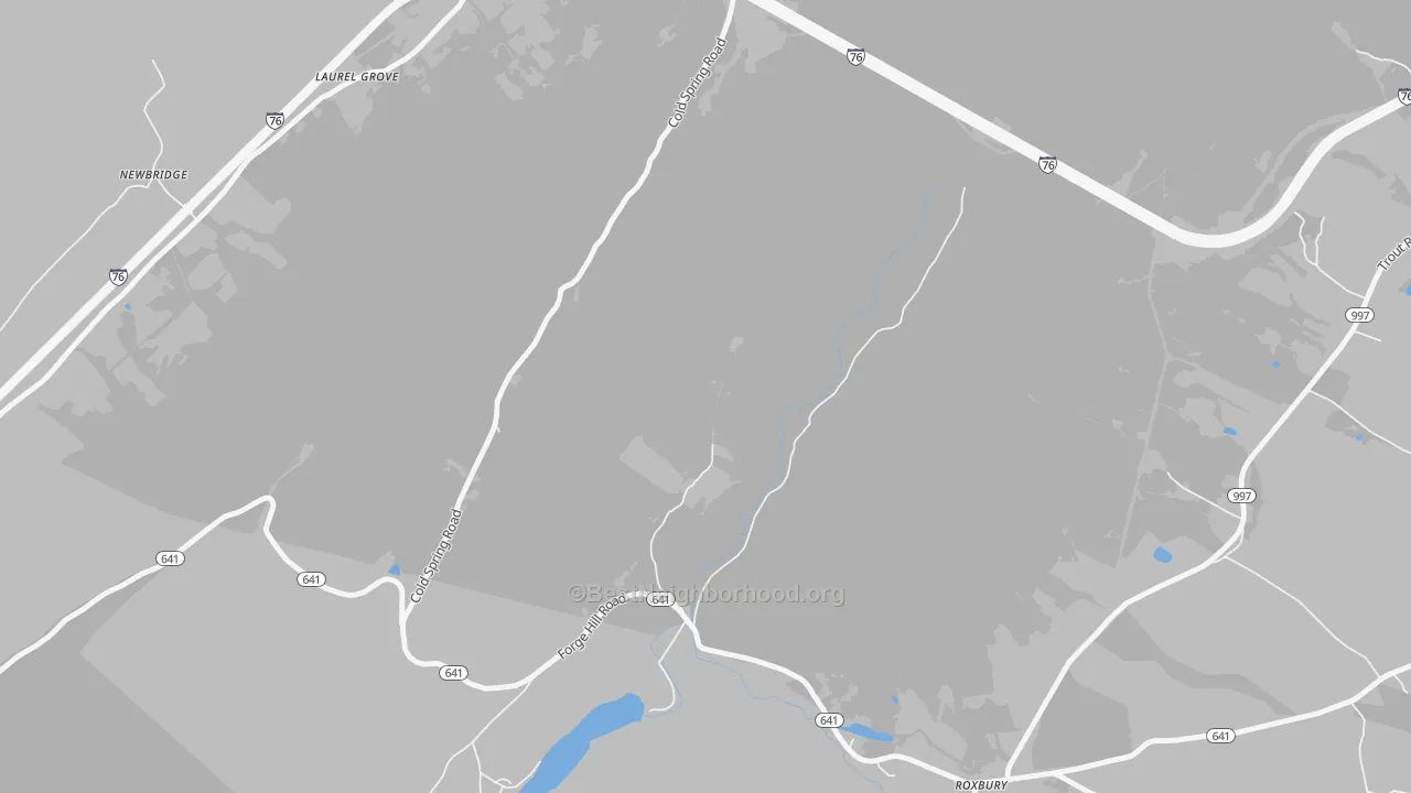 Transit Grade map of 17251, PA