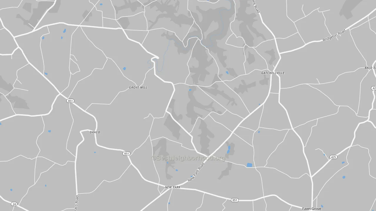 Transit Grade map of 17352, PA