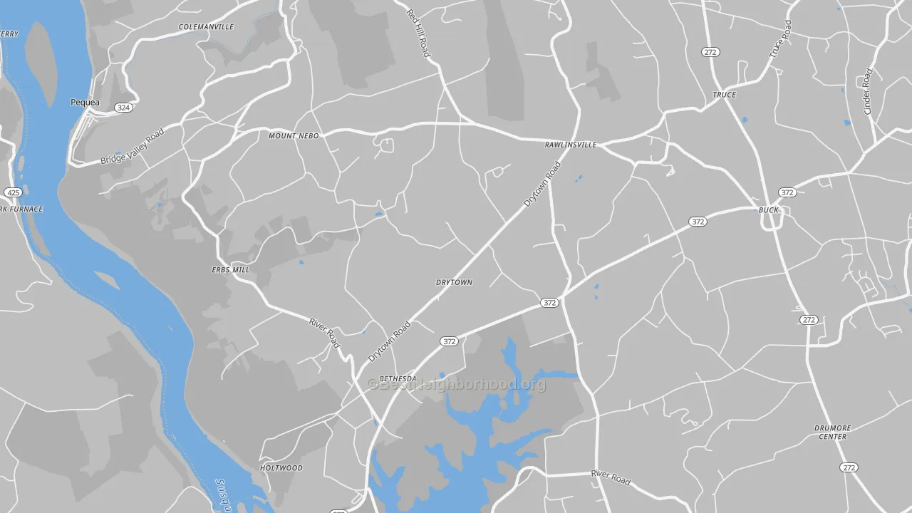 Transit Grade map of 17532, PA
