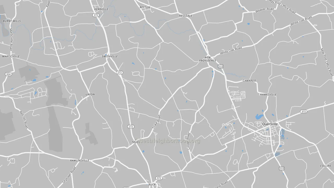Transit Grade map of 17560, PA