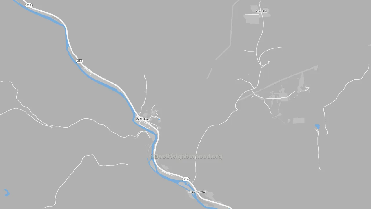 Transit Grade map of 17723, PA