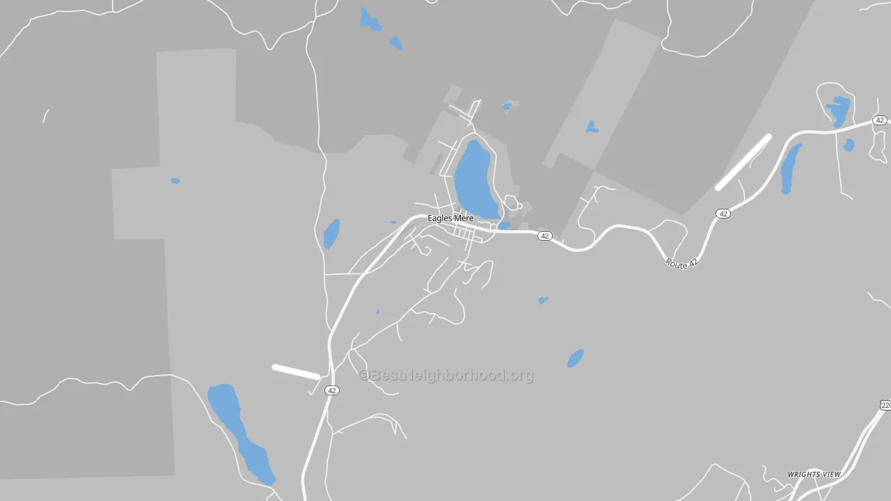 Transit Grade map of 17731, PA
