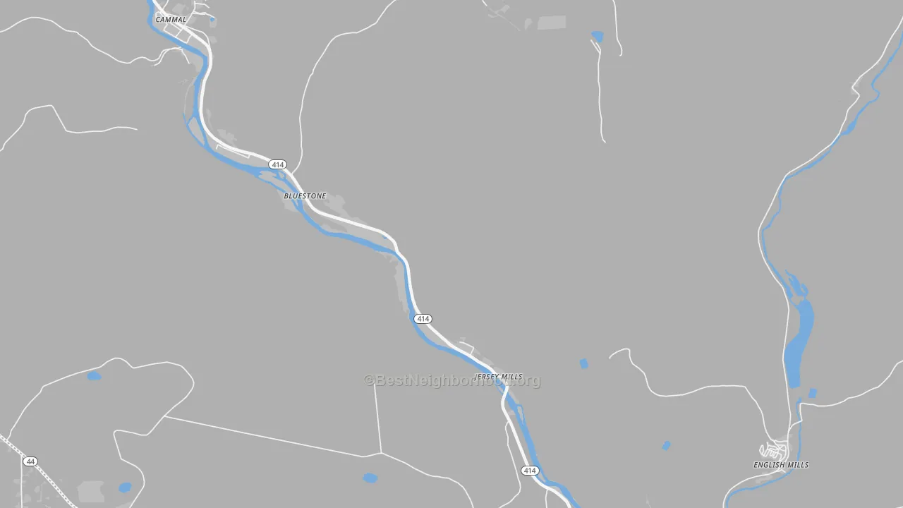 Transit Grade map of 17739, PA